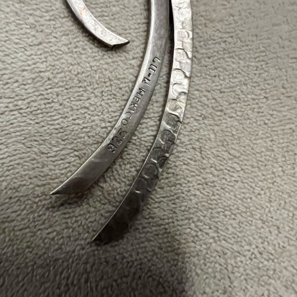 Mexico sterling silver and gemstone bracelet - Picture 5 of 8